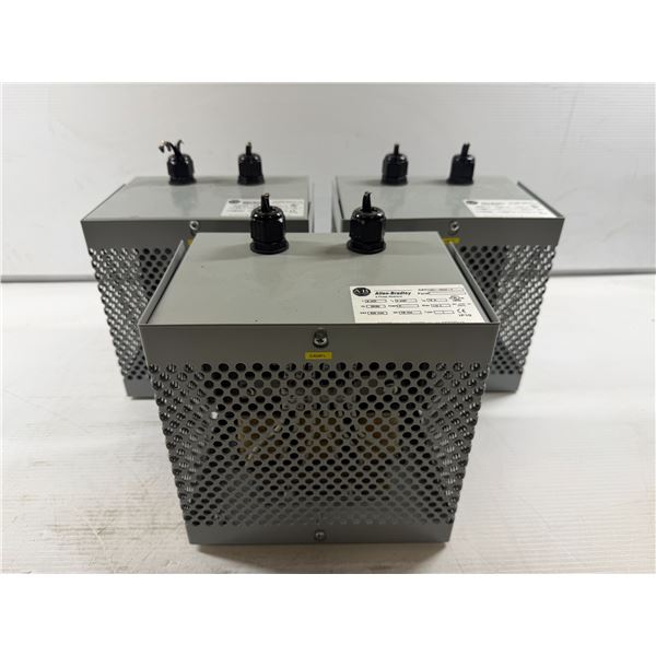 (3) Allen-Bradley #1321-3RA8-C 3 Phase Reactors