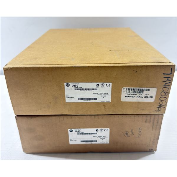 Lot of (2) Allen-Bradley Power Rails #2093-PRS4 & #2093-PRS5