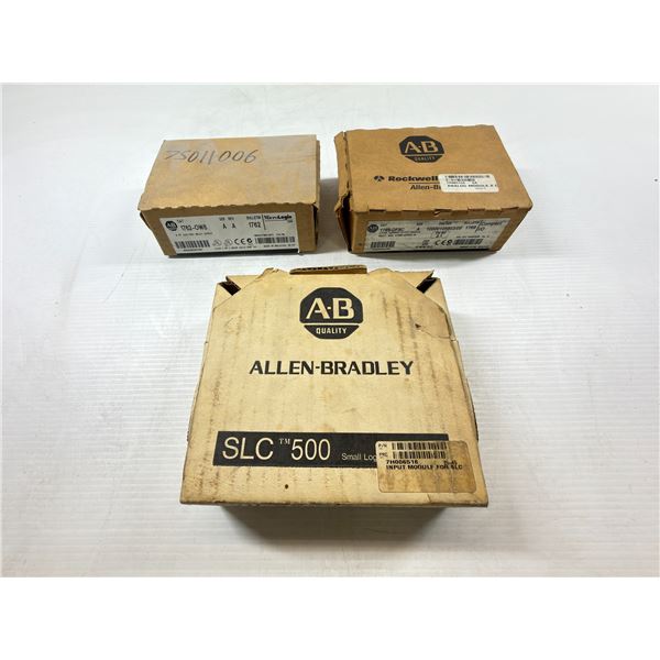 Lot of (3) Allen-Bradley Modules #1746-IA16, #1769-0F8C, #1762-OW8