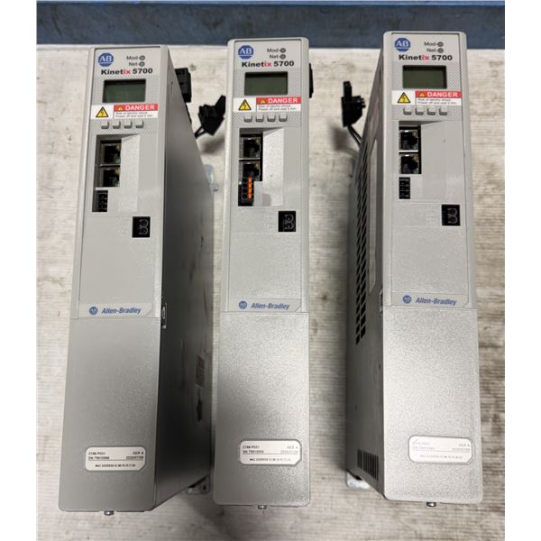 (3) Allen Bradley #2198-P031 Kinetix 5700 DC Bus Supplies