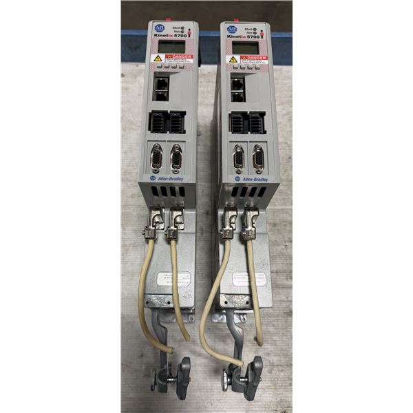 (2) Allen Bradley #2198-D006-ERS4 Kinetix 5700 Dual Axis Inverters
