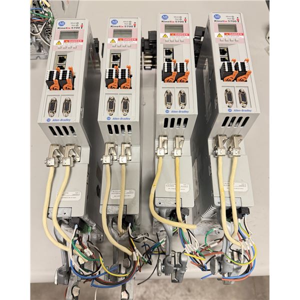 (4) Allen Bradley #2198-D012-ERS4 Kinetix 5700 Dual Axis Inverters