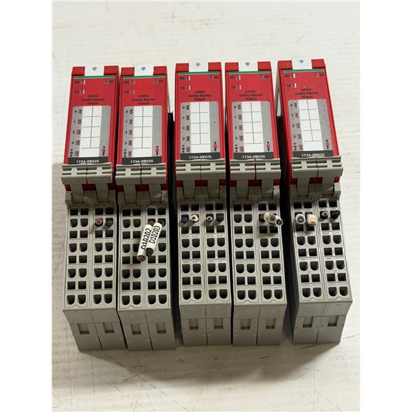 (5) Allen-Bradley #1734-OBV2S Modules