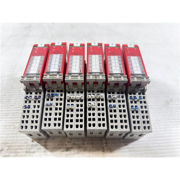 Lot of (6) Allen-Bradley #1734-OB8S Modules