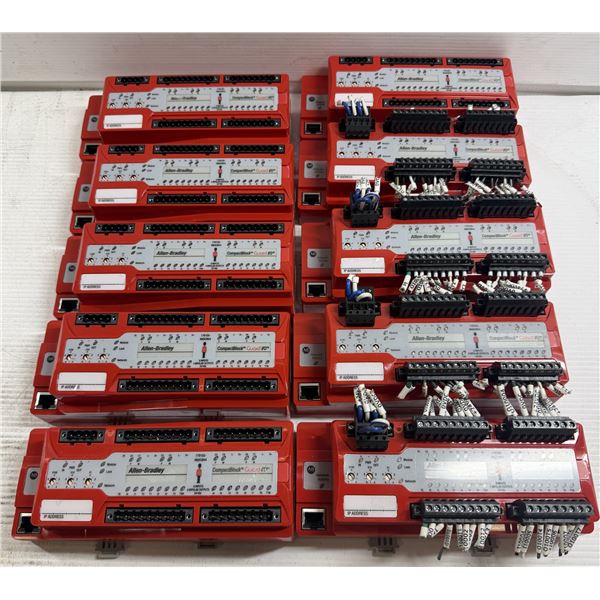 Lot of (10) Allen-Bradley #1791ES-IB8XOBV4
