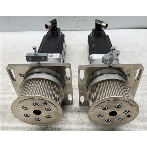 (2) Allen Bradley #VPL-B1003C-QK14AA Servo Motors w/#VRGF-33D120N-19EB16 Able Reducers