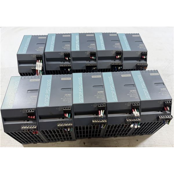Lot of (10) Siemens #6EP1334-2BA20 Power Supplies