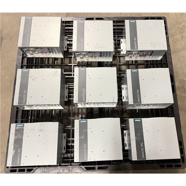 Lot of (9) Siemens #6AG4025-0DB10-0BB0 SIMATIC IPC527G PC Boxes
