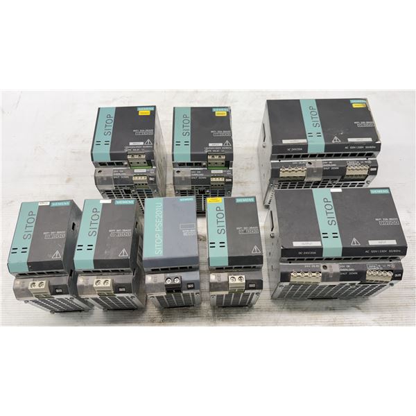 Lot of (8) Misc. Siemens Power Supplies