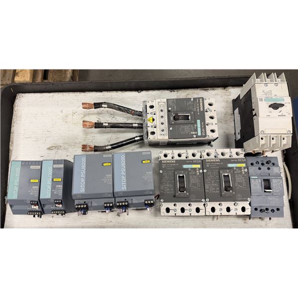 Lot of Misc. Siemens Circuit Breakers & Power Supplies