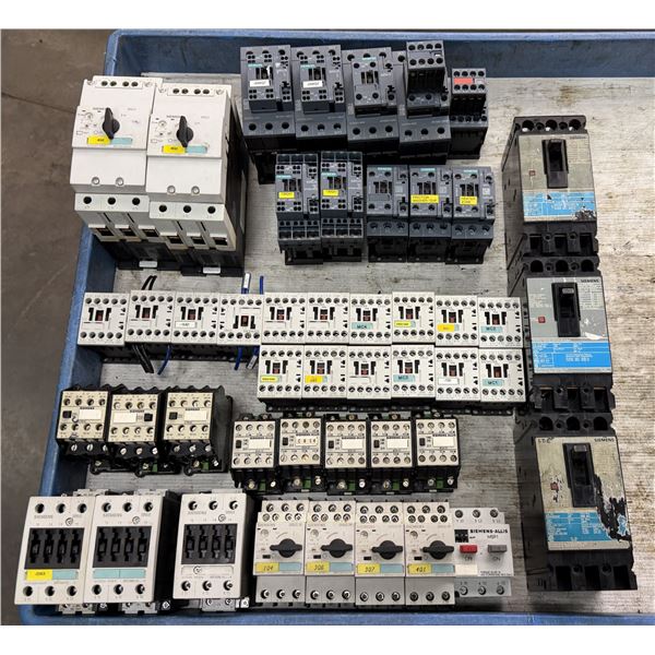 Lot of Misc. Siemens Circuit Breakers & Contactors