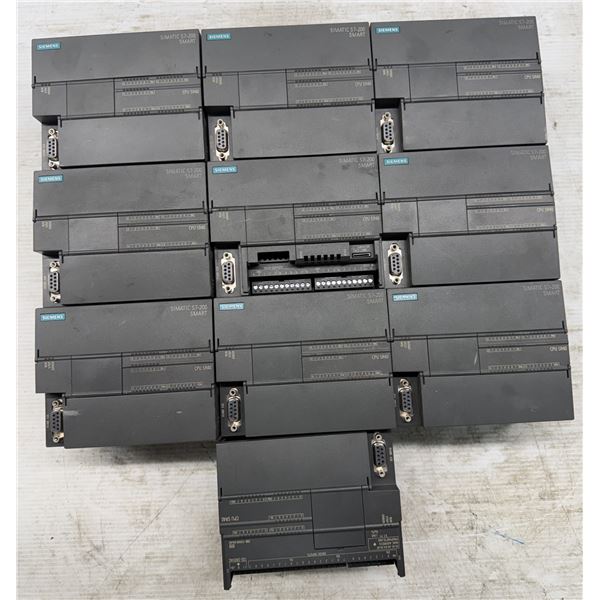 Lot of (10) Siemens #6ES7 288-1SR40-0AA0 Simatic S7-200 Smart CPU SR40 Modules