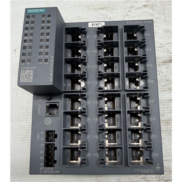 Siemens #6GK5224-0BA00-2AC2 Scalance XC224 Industrial Ethernet Switch
