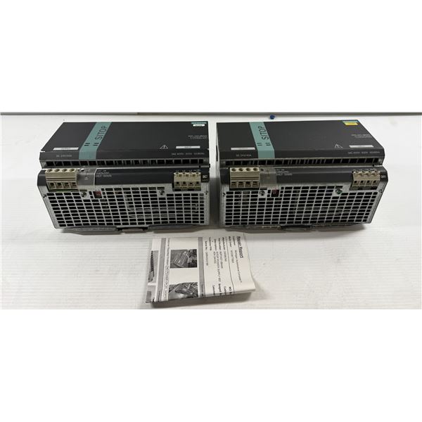 (2) Siemens #6EP 437 3BA00 Power Supplies