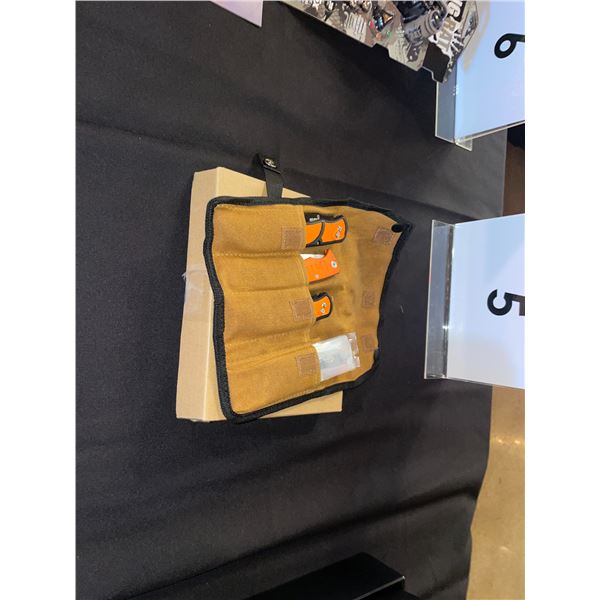 SCI 3 folding knife set with carrier