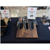 Image 1 : Coolina 3 knife set with magnetic Board Holder