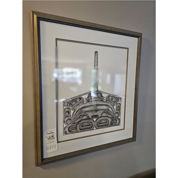 First Nations Numbered Print "Whaling House" by Carl Stromquist B