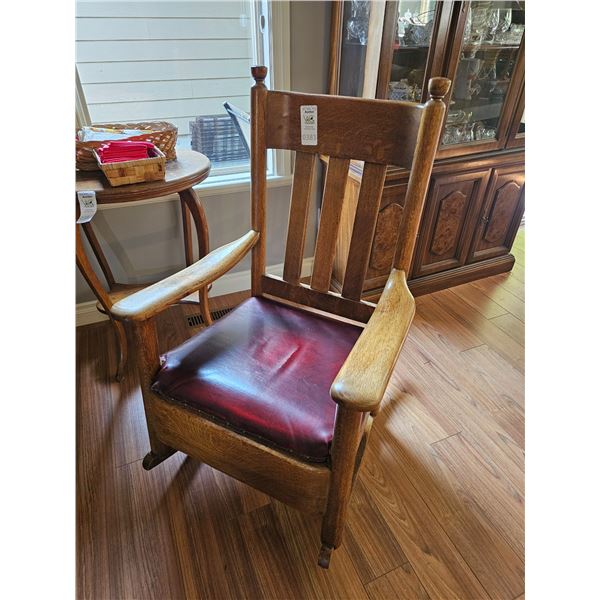 Mission Oak Rocking Chair C