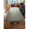 Image 9 : Polished Cement Top Dining Table C