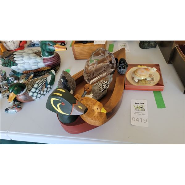 Hand Carved Ducks A