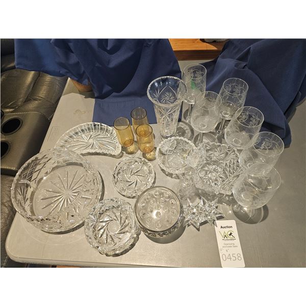 Vintage Stemware, Crystal A