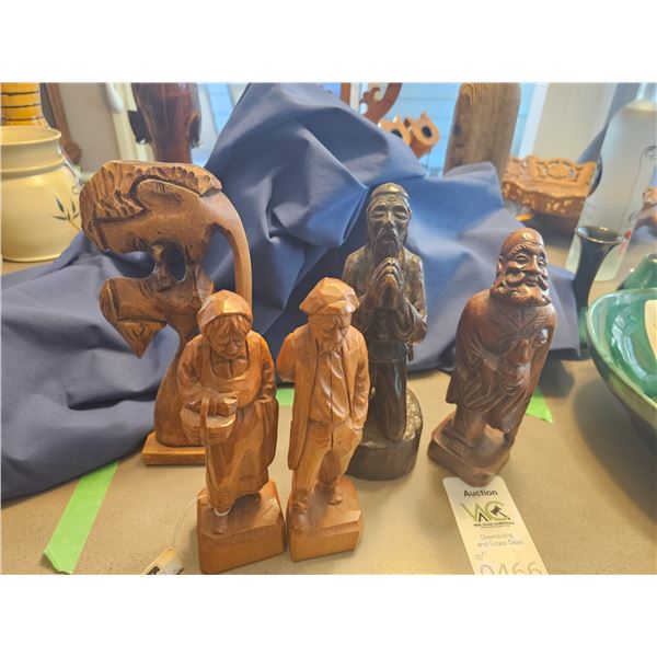Carved Wood Figurines A