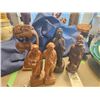 Image 1 : Carved Wood Figurines A