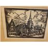 Image 2 : Antique Needle Point & Print B