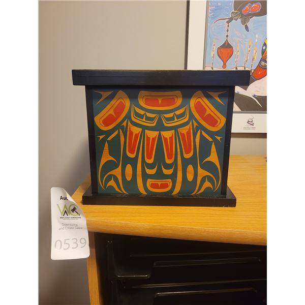 First Nations Clarence Wells Container. A
