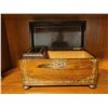 Image 4 : Antique Wood Trinket Box, Tray A