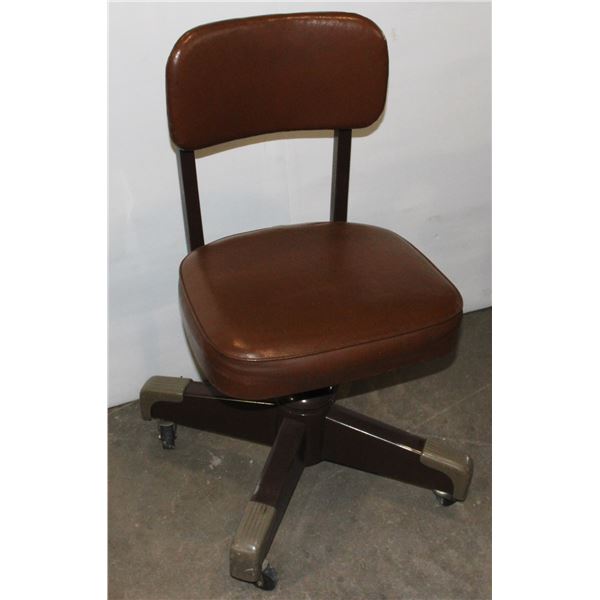 1958 VINTAGE CURTIS ADJUSTABLE OFFICE CHAIRS ON WH