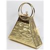 Image 2 : VINTAGE STYLE GOLD CLUTCH WITH CHAIN SHOULDER STRA