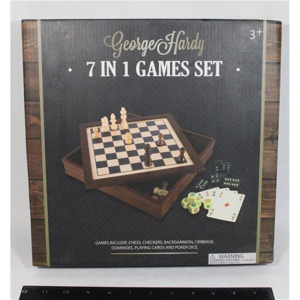 GEORGE HARDY - 7-IN-1 GAMES SET