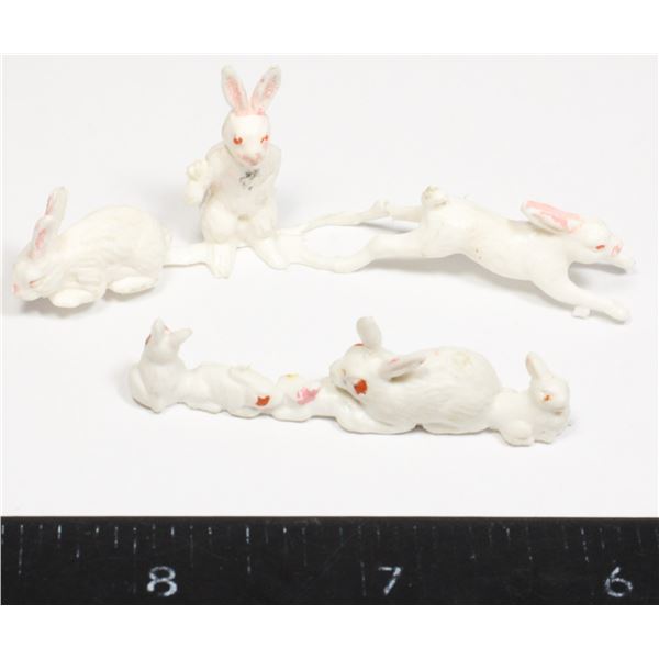 1960'S - 70'S MULTI CLUSTERED BUNNIES - ALBINO -