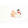 Image 2 : 1950'S PLASTIC SNOWMAN + 1980'S MINI BABY