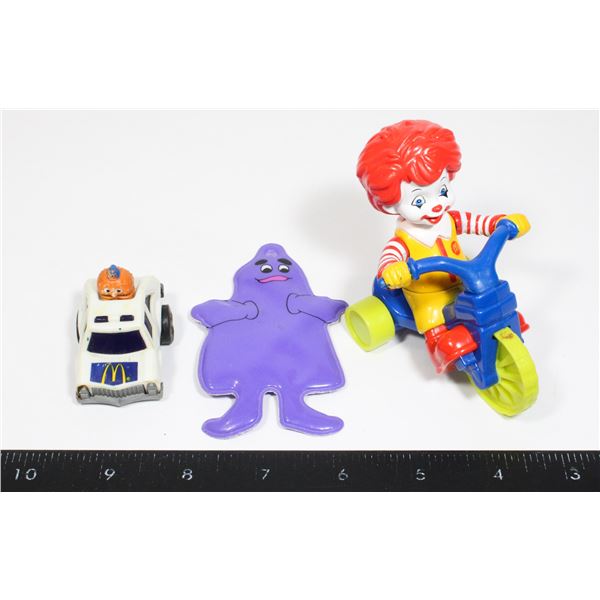 VINTAGE MCDONALDS TOYS