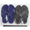 Image 1 : 2 PAIRS OF SIZE 8 FLIP FLOPS