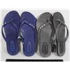 Image 1 : 2 PAIRS OF SIZE 8 FLIP FLOPS