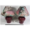 Image 1 : 2 - 1980'S MATCHING BEDSIDE TABLE LAMPS
