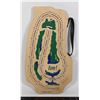 Image 1 : GOLF, FORE! CRIBBAGE BOARD WITH CLUBS FOR PEGS ON