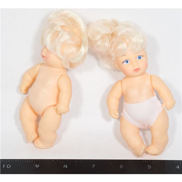2 - 1989 CITITOY MINI BABY DOLLS