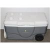 Image 1 : COLEMAN COOLER WITH DRAIN + WHEELS