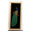 Image 1 : VINTAGE REVERSE - PAINTING ALUMINUM FOIL ART PIECE