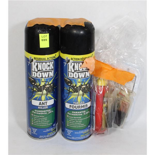 KNOCK DOWN - ANT KILLER. ONE NEW ONE USED ONCE.
