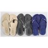 Image 1 : 3 NEW PAIRS OF SIZE 8 FLIP FLOPS