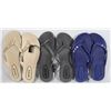 Image 1 : 3 NEW PAIRS OF SIZE 8 FLIP FLOPS