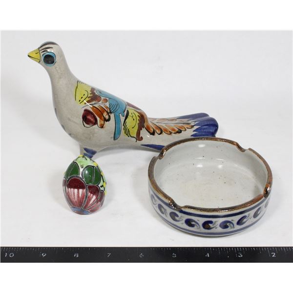 TONALA MEXICAN FOLK ART - VINTAGE POTTERY BIRD