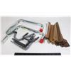 Image 1 : BOX OF HANGERS, SHELF SUPPORTS, ETC.