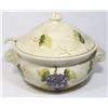 Image 2 : CABERNET - HAND PAINTED SOUP TUREEN