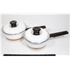 Image 1 : VINTAGE POTS WITH LIDS